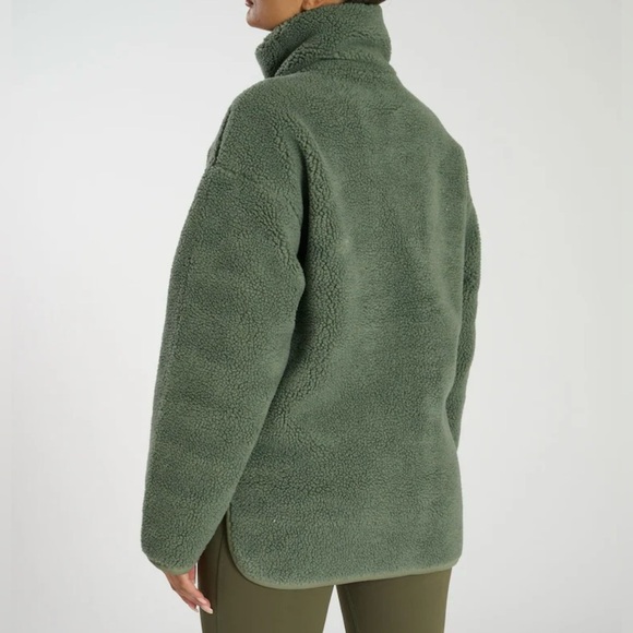 ARIZONA women’s Jean Company Olive Fleece Jacket - Picture 3 of 8